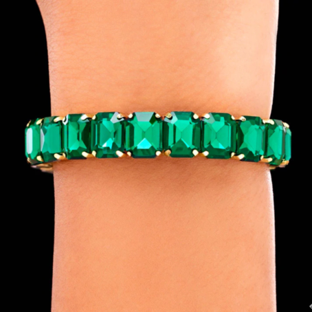 Anti-Tarnish Emerald Bracelet - Image 4