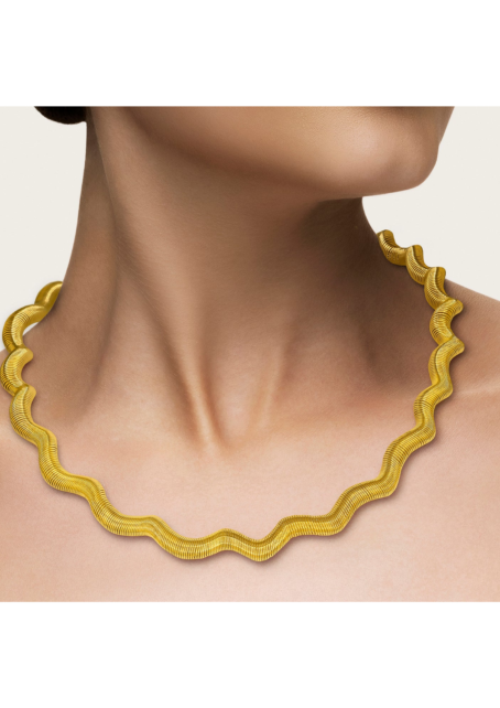 Anti-Tarnish Spring Necklace Set With Earrings✨- - Image 3