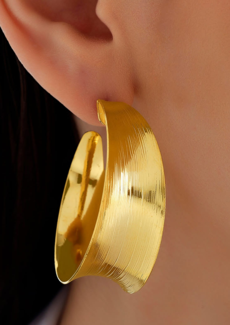 Anti-Tarnish Mini Broad CCB Hoops✨ - Image 3