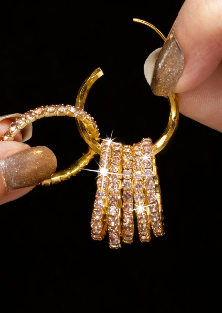 Anti-Tarnish DIY Crystal Hoops✨ - Image 3
