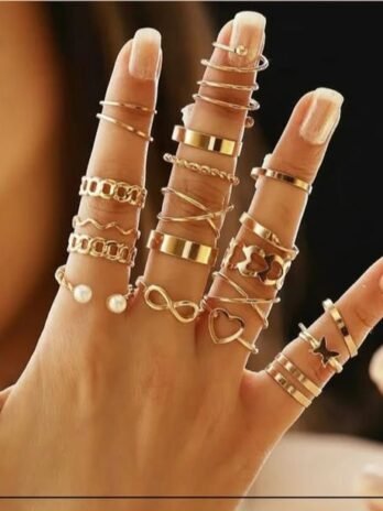 Anti-Tarnish Golden Rings Set✨(Combo 20 rings)✨