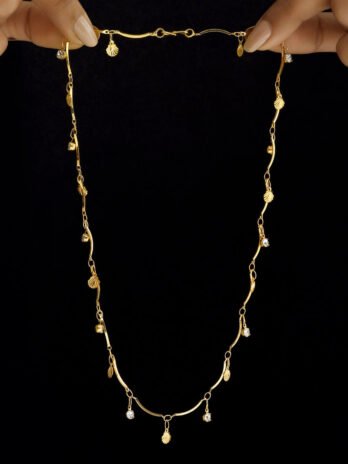 Necklace Anti-Tarnish Chevron Chain with Shell Charms✨